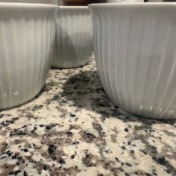 Sur La Table Other - Sur La Table set of 10 classic White Ribbed Bowls